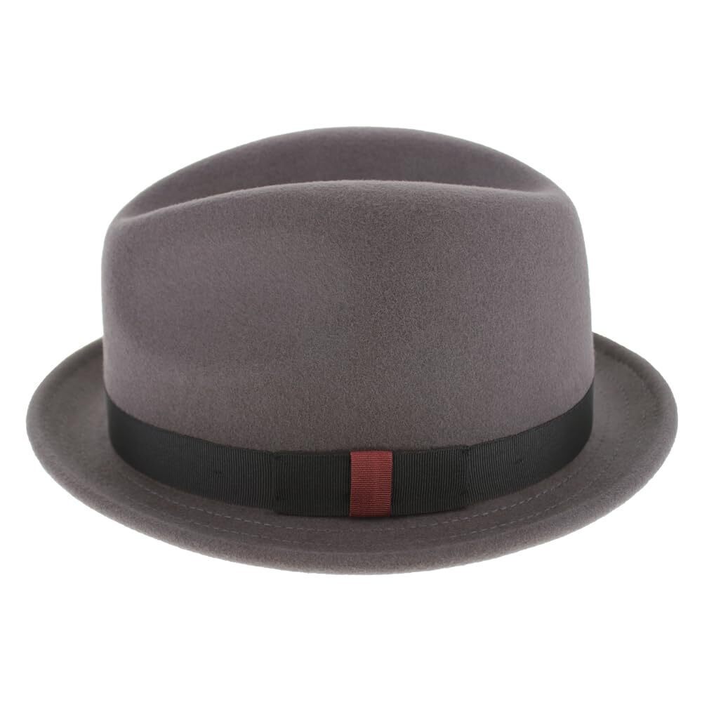 1524 Paine Stingy Brim Fedora US, Alpha, X-Large, Standard, Grey